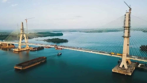 The Ministry of Public Works and Public House Completes the Construction of Pulau Balang Bridge | KF Map – Digital Map for Property and Infrastructure in Indonesia